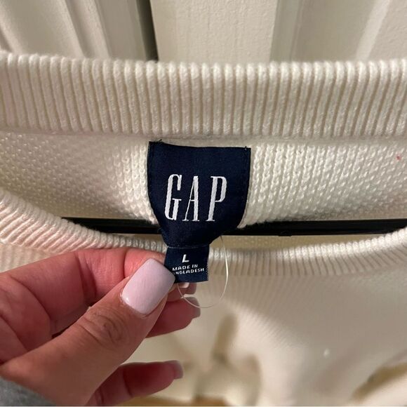 GAP Men Cream Thermal Long Sleeve - Picture 4 of 5